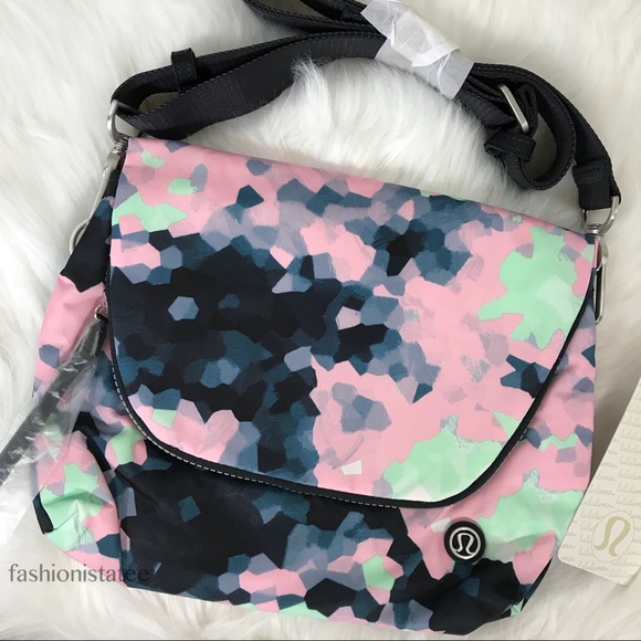 lululemon athletica Handbags - Lululemon rare party Om bag clouded dreams blue